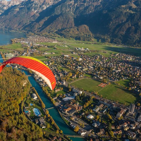 Paragliding Flug über Interlaken