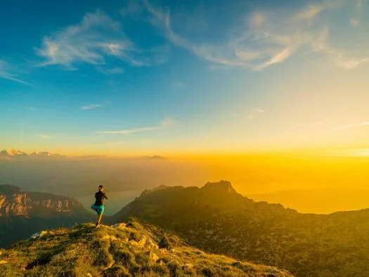 Sonnenuntergang auf dem Sigriswiler Rothorn